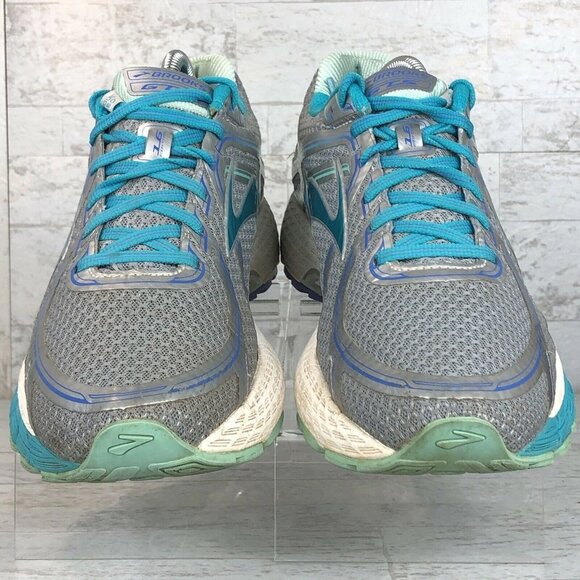 Brooks Adrenaline GTS 16 ~ Women's Size 9.5 B Sixteenth Edition Teal Grey Mint - Picture 4 of 10